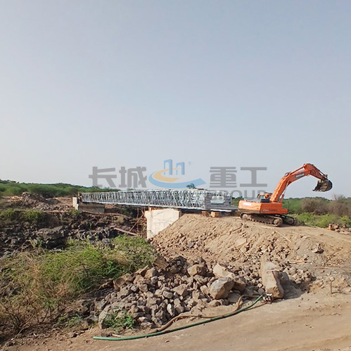 我司承建埃塞俄比亚40米贝雷桥